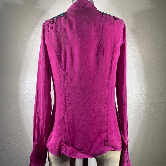 Johnny Was Embroidered Patricia Blouse S NWT - Picture 3 of 5